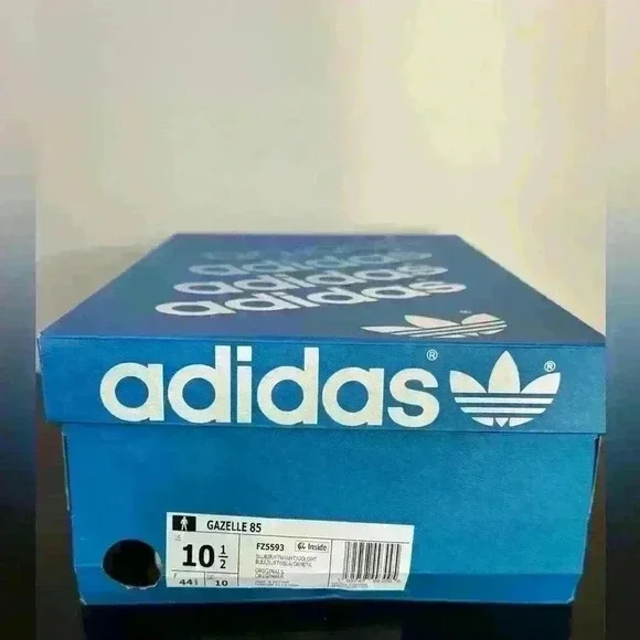 Brand new adidas Gazelle 85 Royal Blue White Size 10 1/2 - Picture 9 of 10